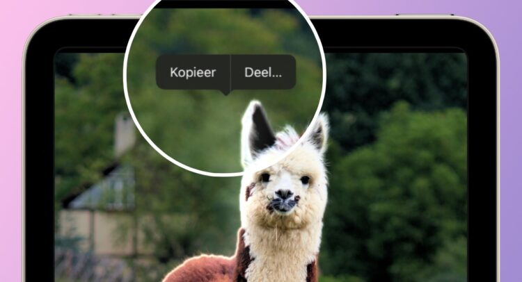 iOS 16 onderwerp naar voren halen