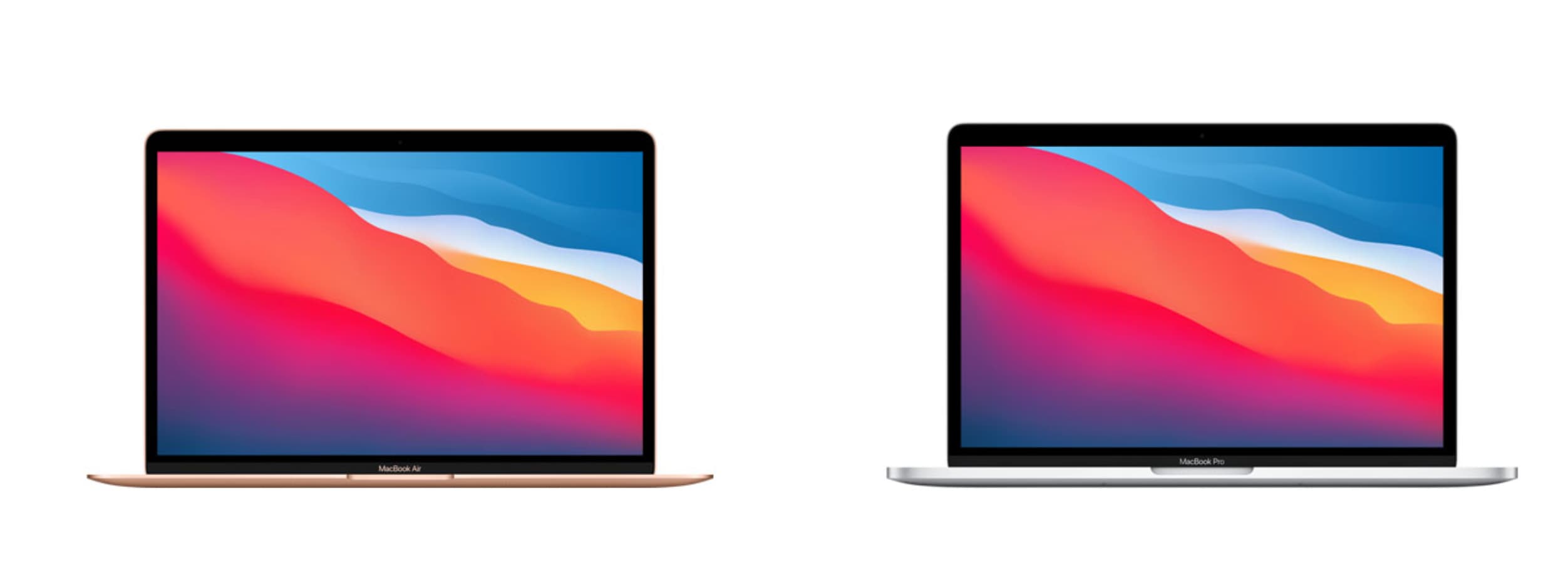 MacBook Air en Pro met M1 vergelijking