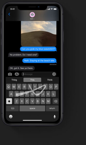 quicktype toetsenbord ios 13