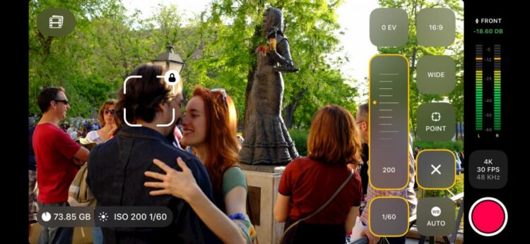 REC Pro video camera