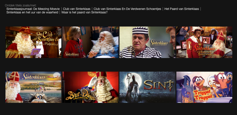 Sinterklaas op Netflix