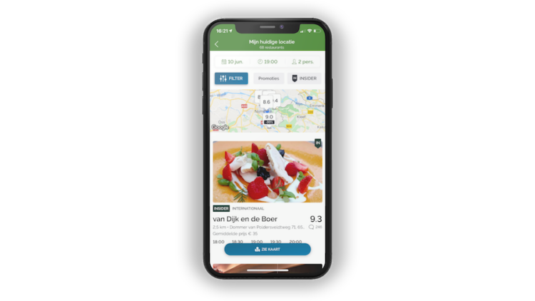 Restaurant app the Fork