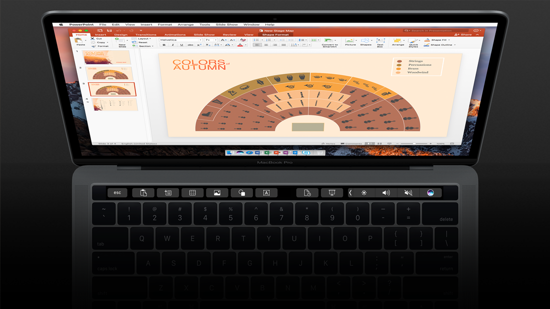 Touch Bar PowerPoint