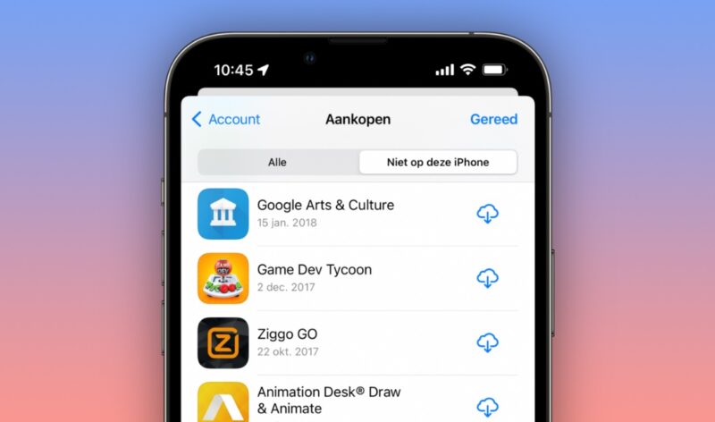 iTip: Verwijderde apps terughalen op de iPhone - iCreate