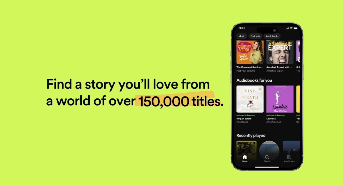 luisterboeken Spotify Premium