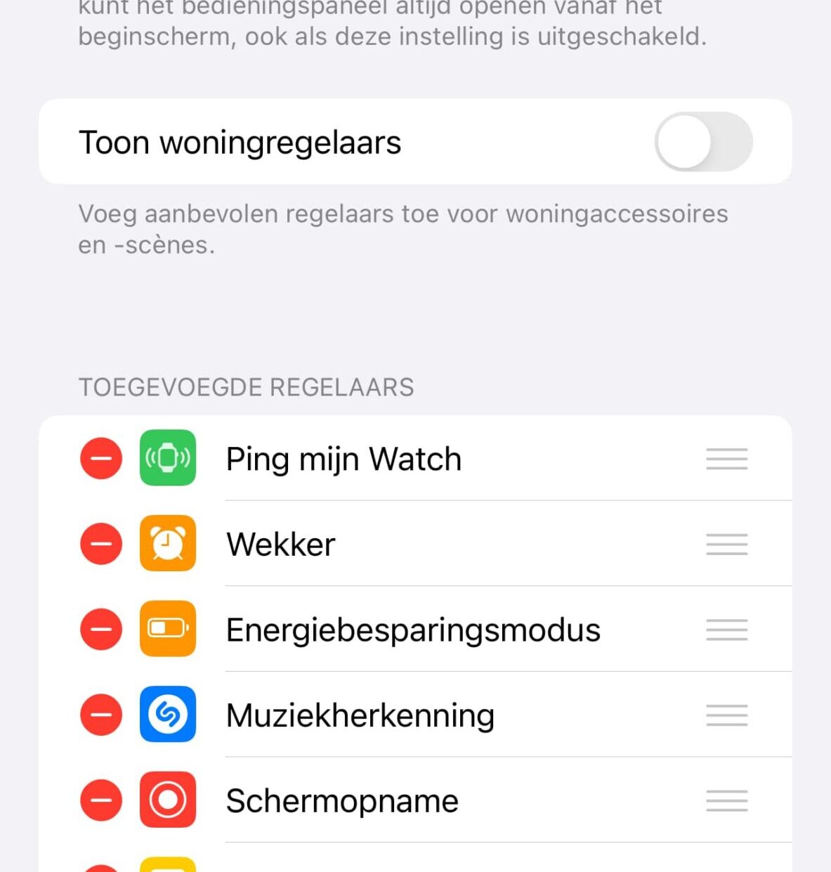 Instructiefoto: Zet de knop in het Bedieningspaneel