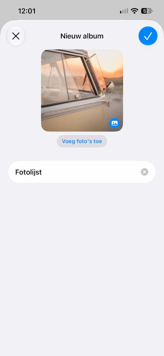 Instructiefoto: Zet je album klaar