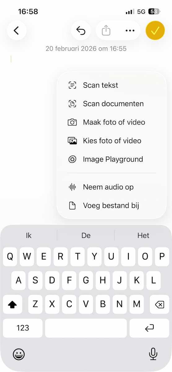 Instructiefoto: Scan tekst