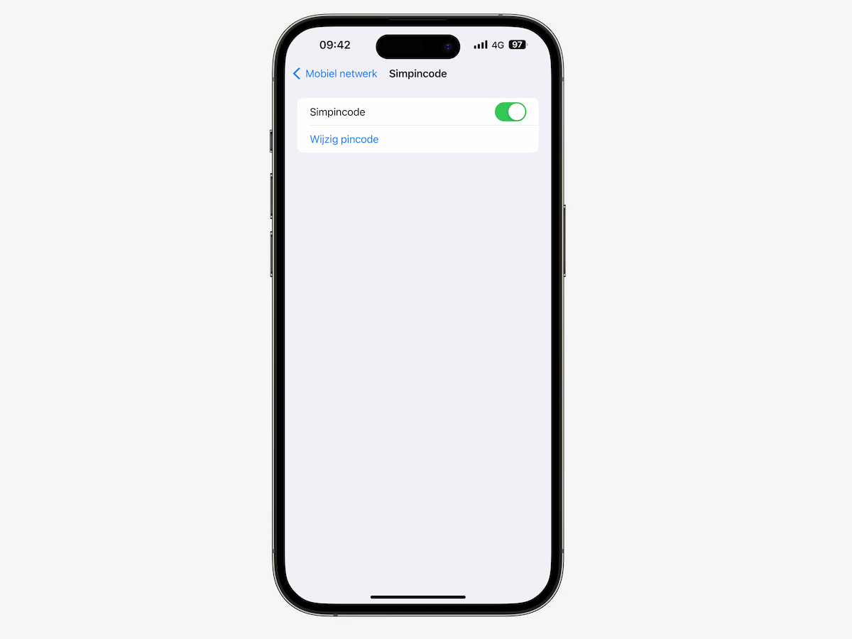 Pincode simkaart wijzigen hoe doe je dat op je iPhone?