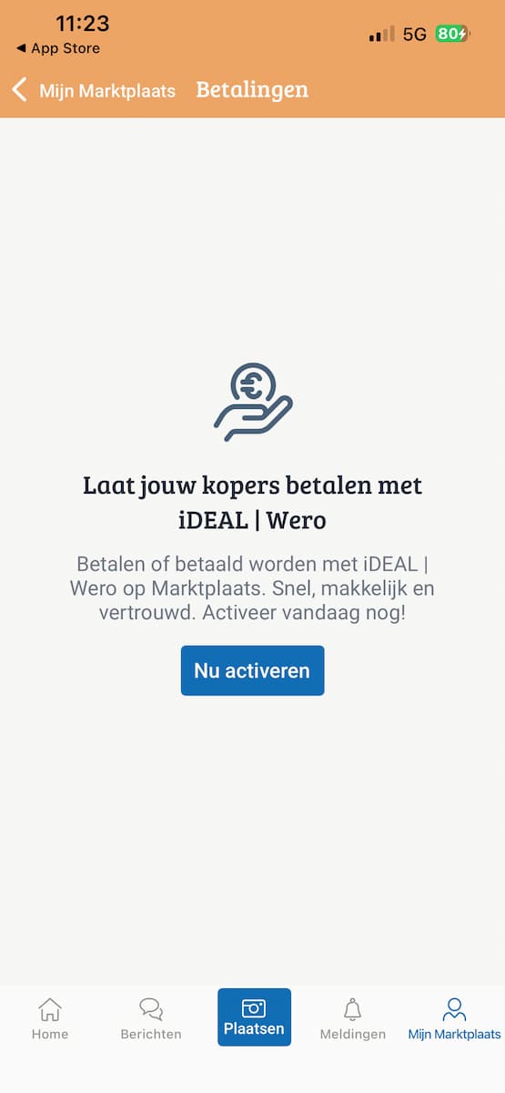Instructiefoto: Betaalverzoek met iDEAL