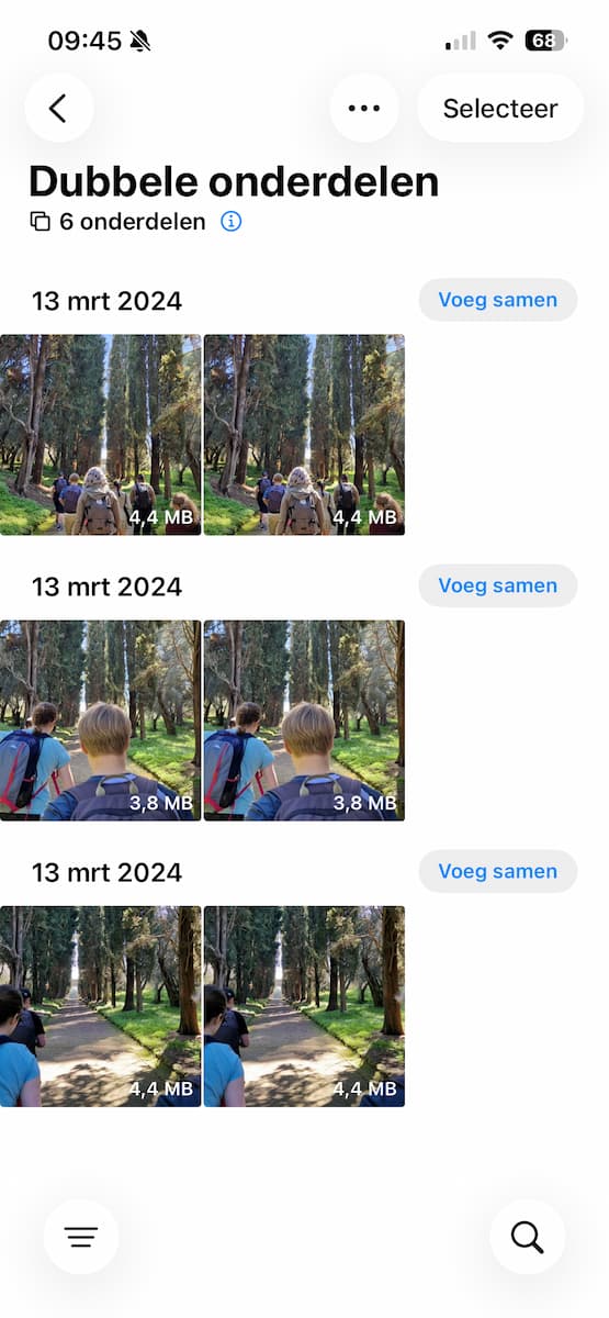 Instructiefoto: Duplicaten
