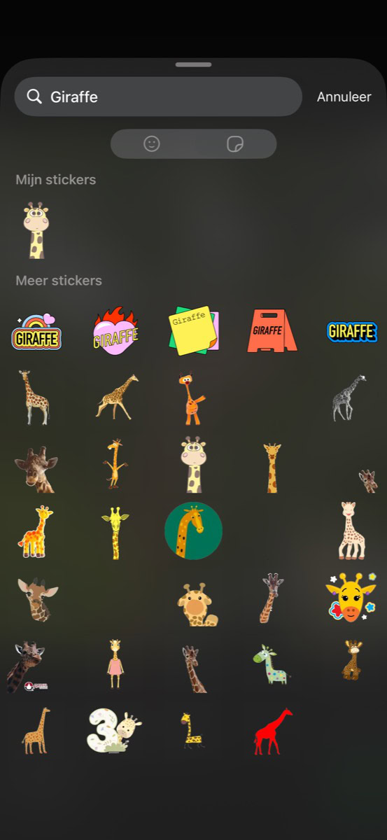 Instructiefoto: Stickers