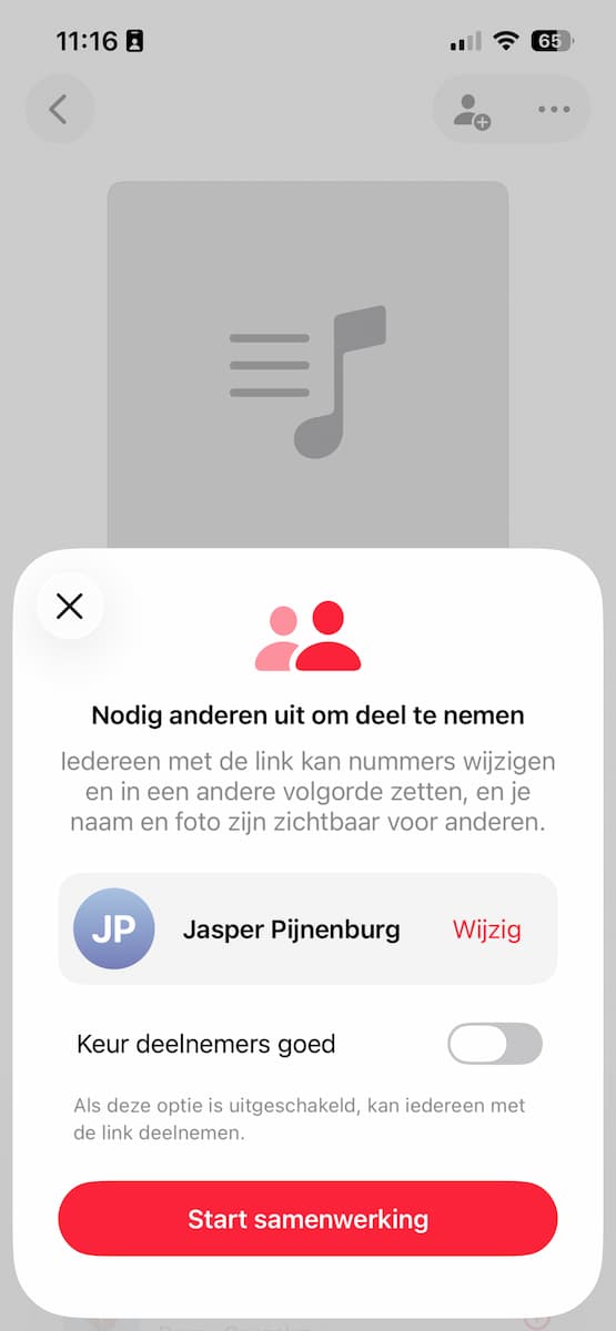 Instructiefoto: Start de samenwerking
