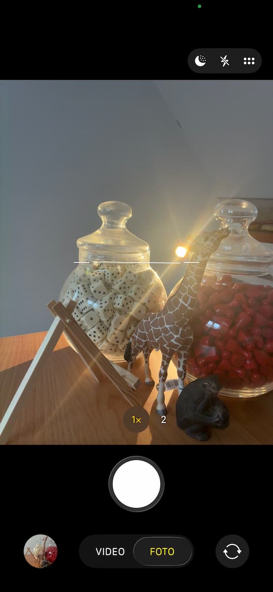 Instructiefoto: Licht