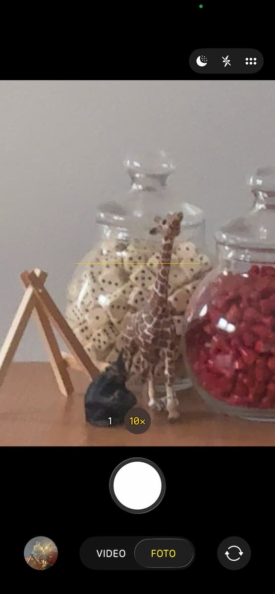 Instructiefoto: Te ver zoomen