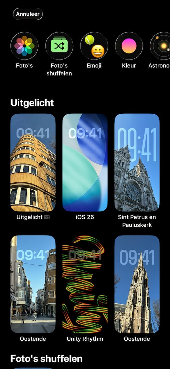 Instructiefoto: Fleurige achtergrond