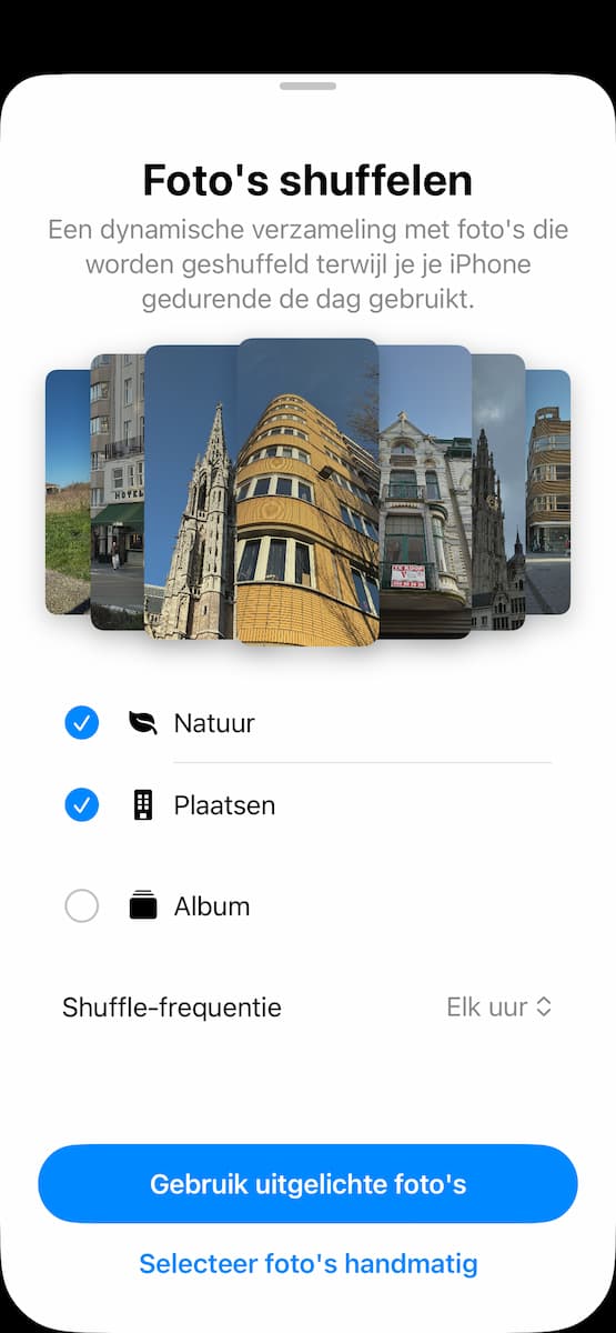 Instructiefoto: Nooit meer uitgekeken raken op je vergrendelscherm