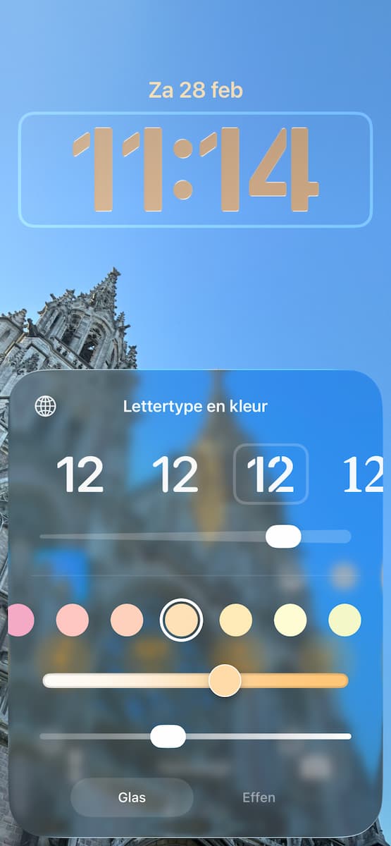 Instructiefoto: Klokje