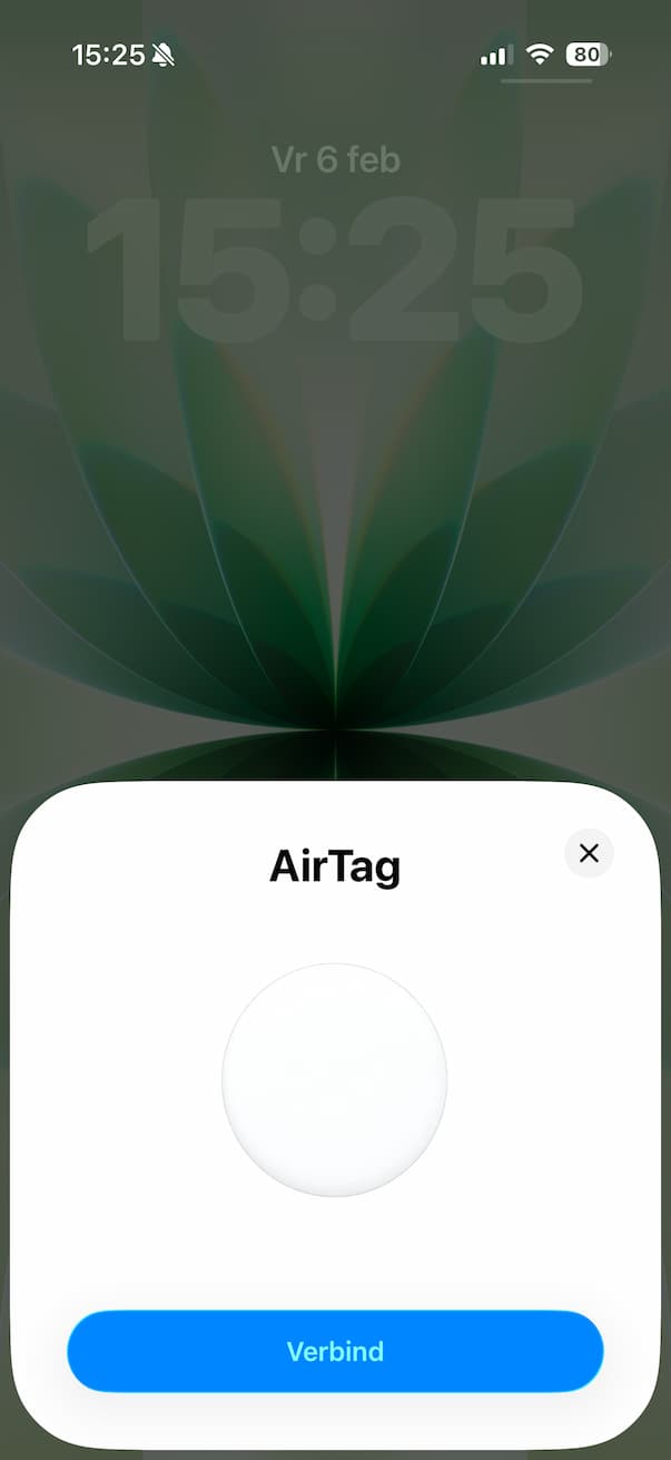 AirTag instellen