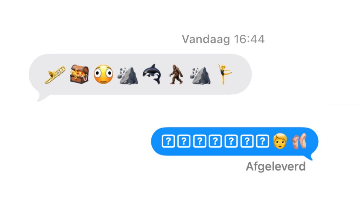Nieuwe emoji verwarring