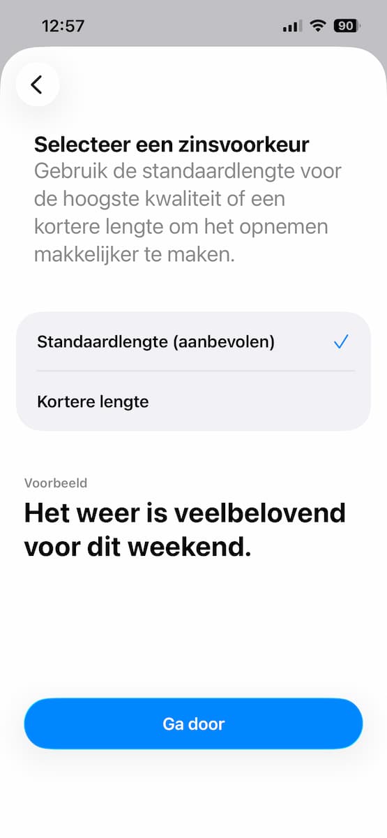 Instructiefoto: Jouw zinsvoorkeur
