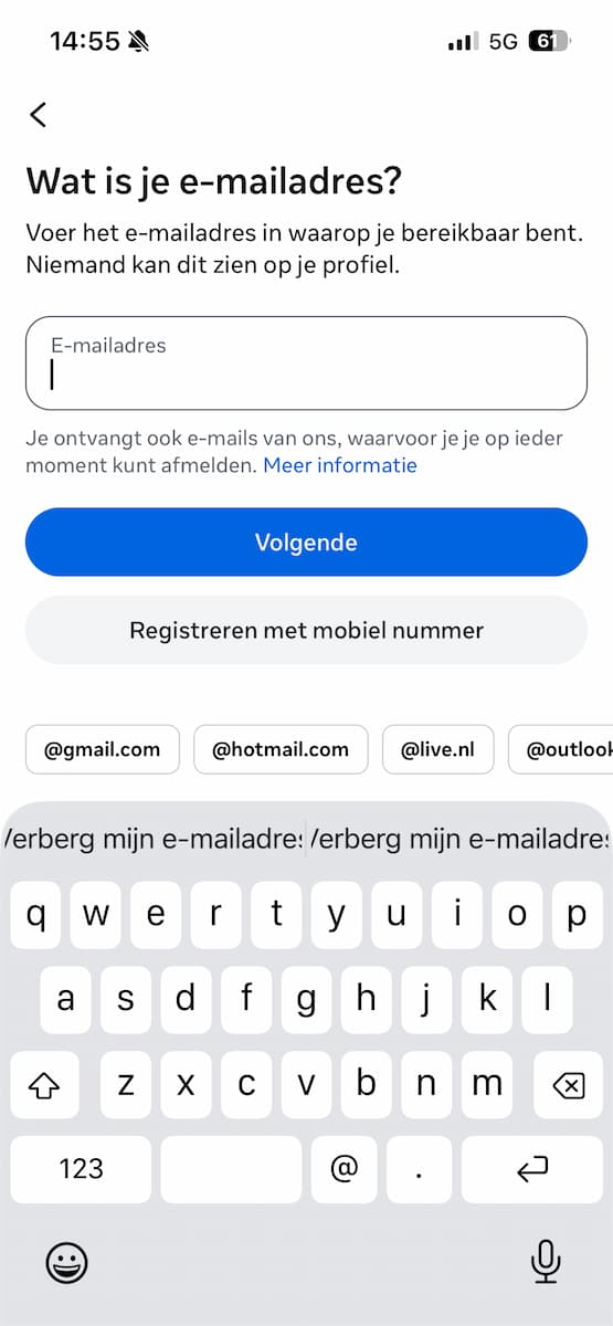 Instructiefoto: Apps van derden