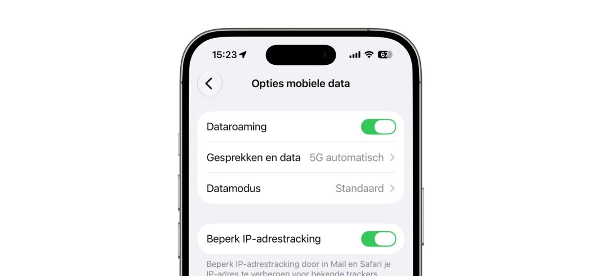 Opties mobiele data