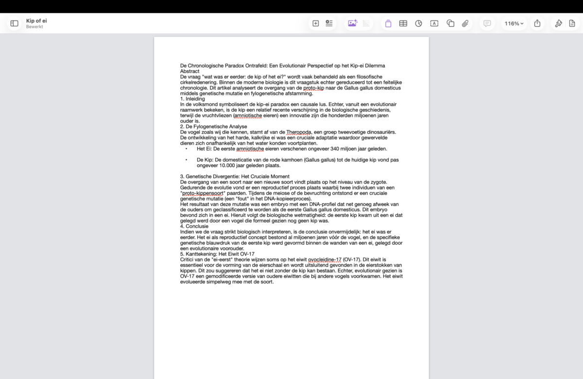 Instructiefoto: Schrijf je tekst