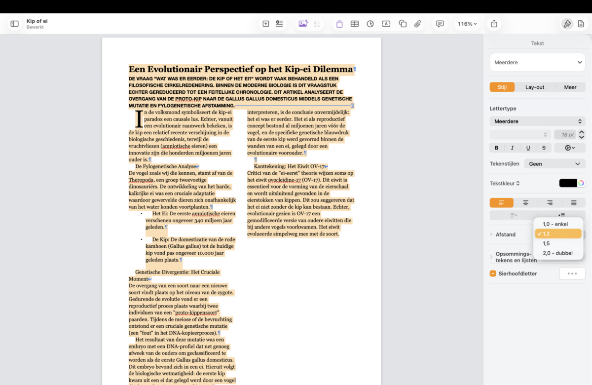 Instructiefoto: Stijl