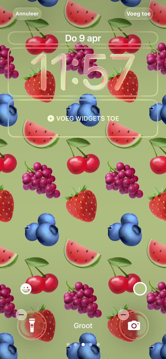 Instructiefoto: Patronen