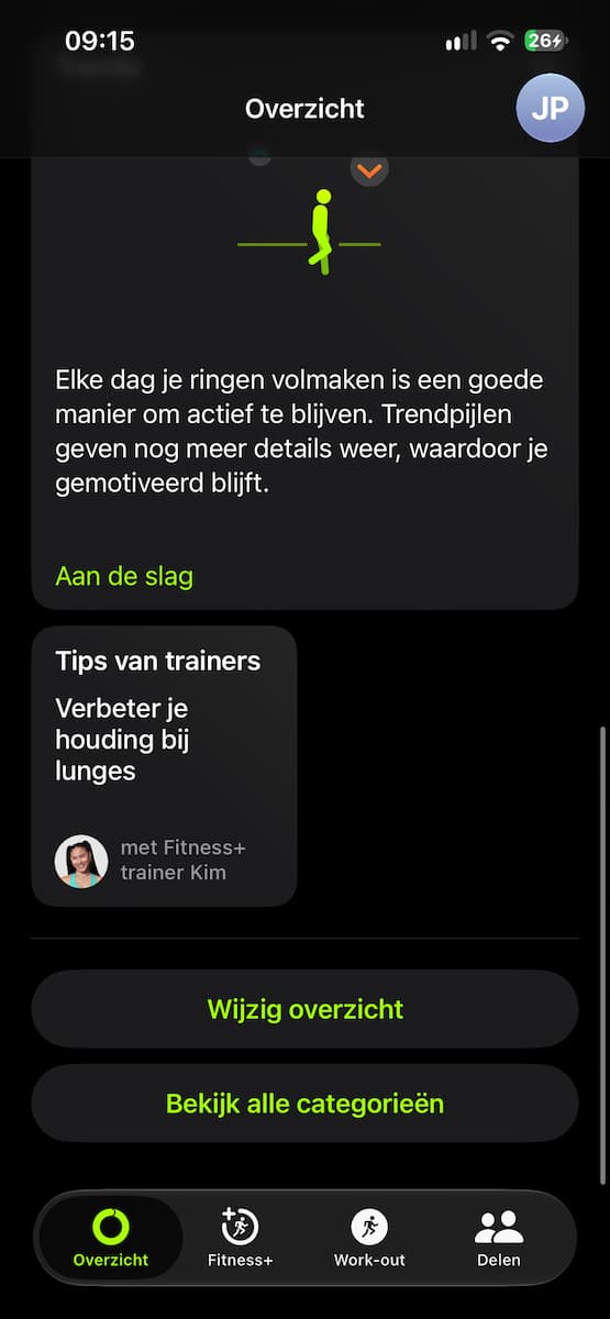 Instructiefoto: Overzicht wijzigen