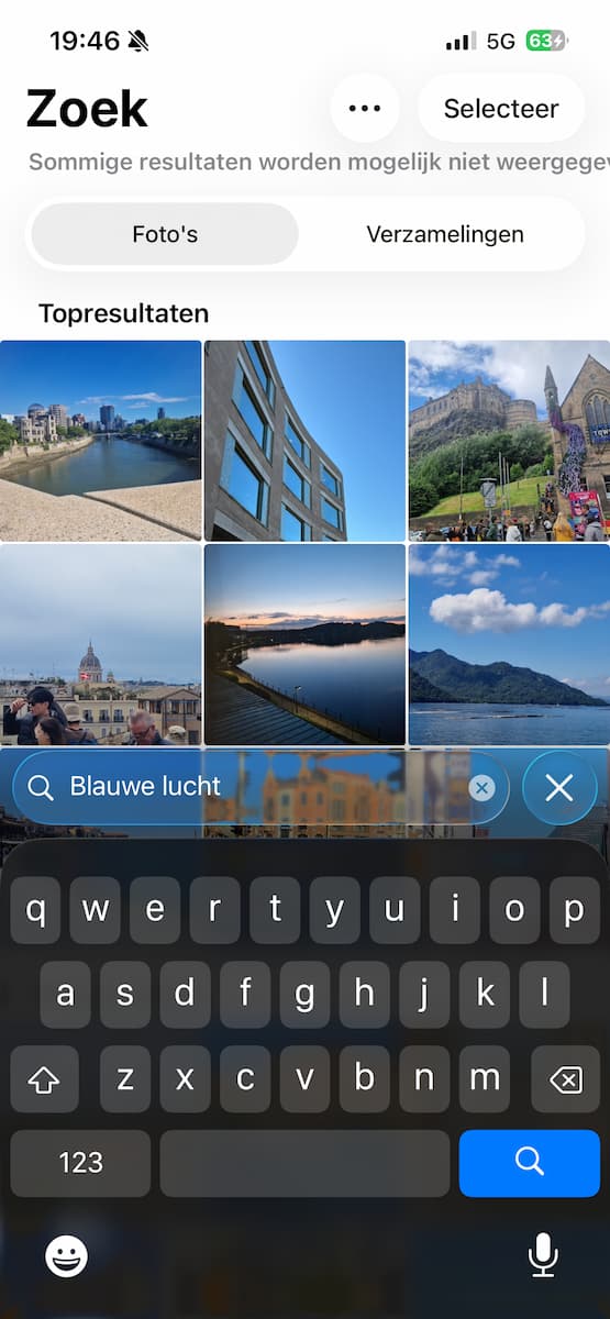 Instructiefoto: Specifiek zoeken