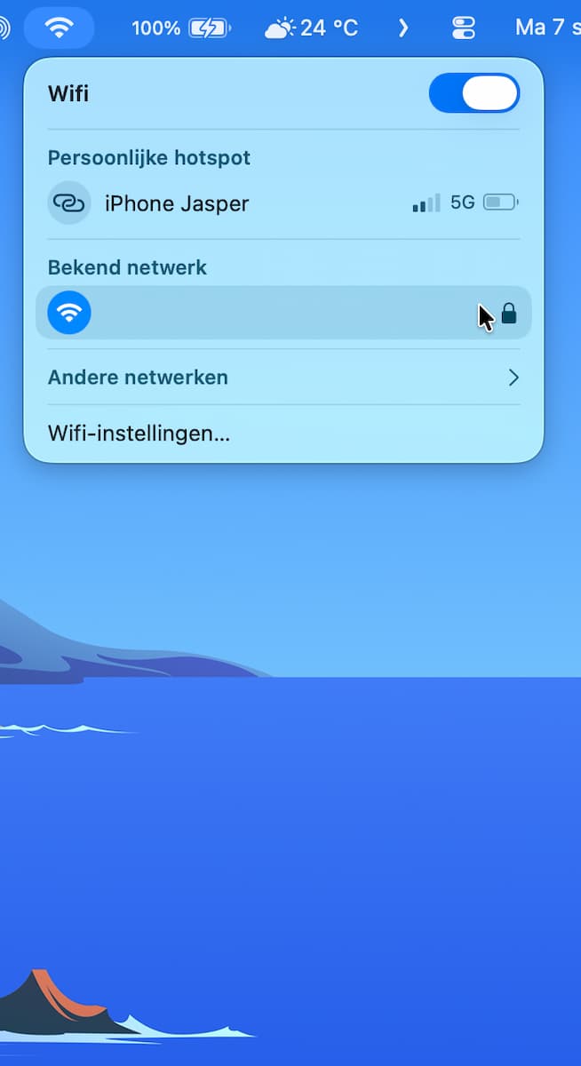 Instructiefoto: Internetverbinding