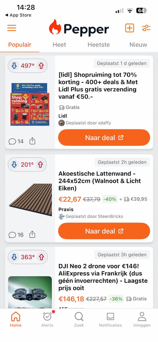 Instructiefoto: Populair