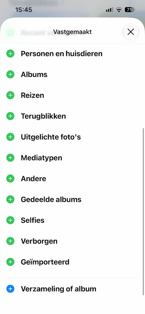 Instructiefoto: Heel specifiek