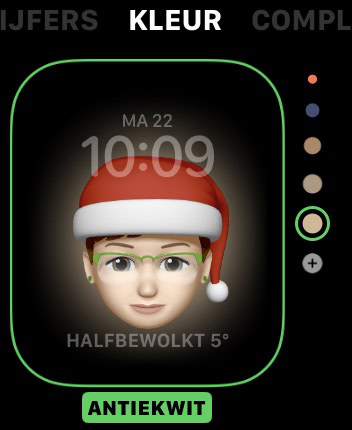 Kerstwijzerplaat aanpassen