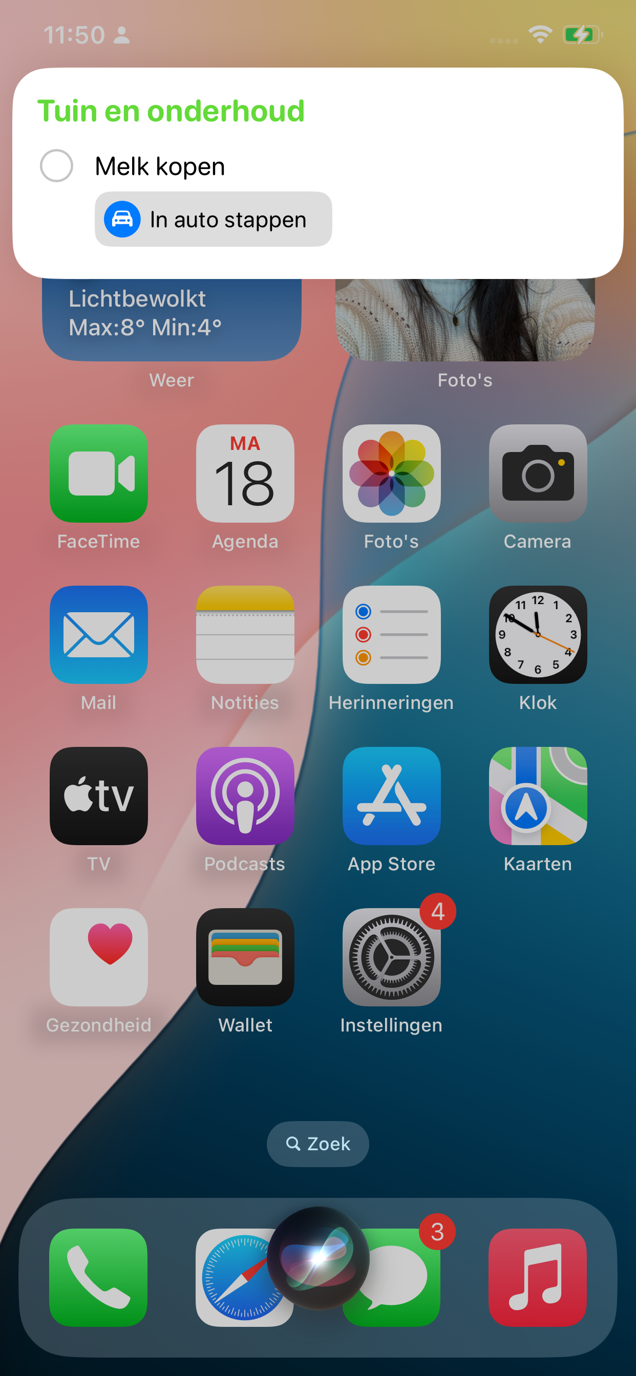 Instructiefoto: Met locatie