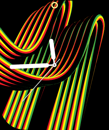 Instructiefoto: Unity Rhythm-wijzerplaat