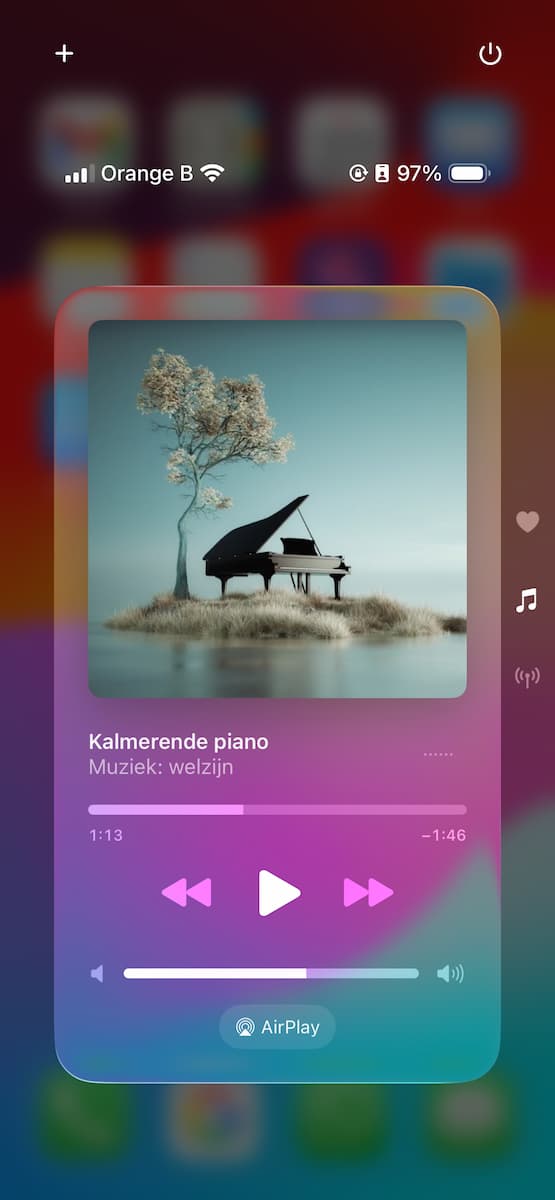 Instructiefoto: Player