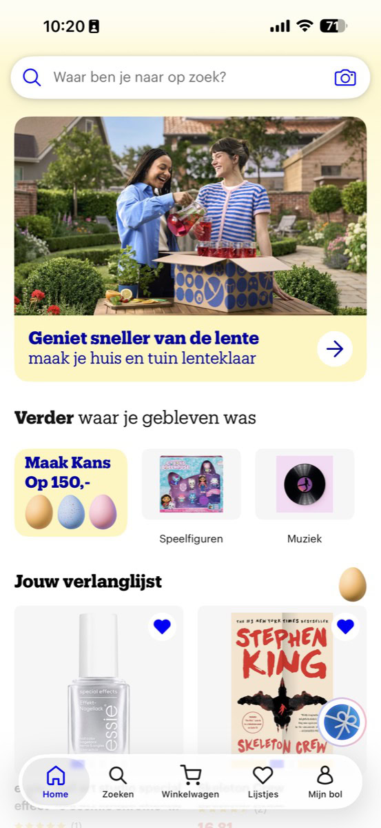 Ei in bol-app