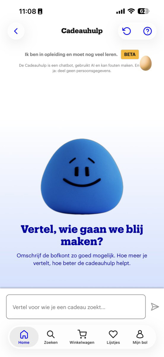 Ei in bol-app