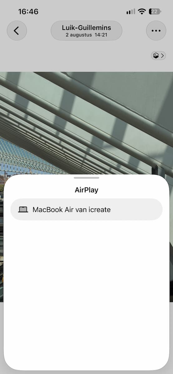 Instructiefoto: Airplay