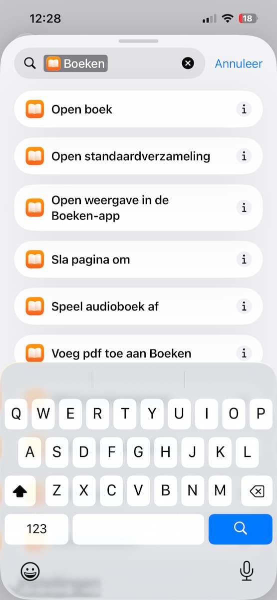 Instructiefoto:  Open boek