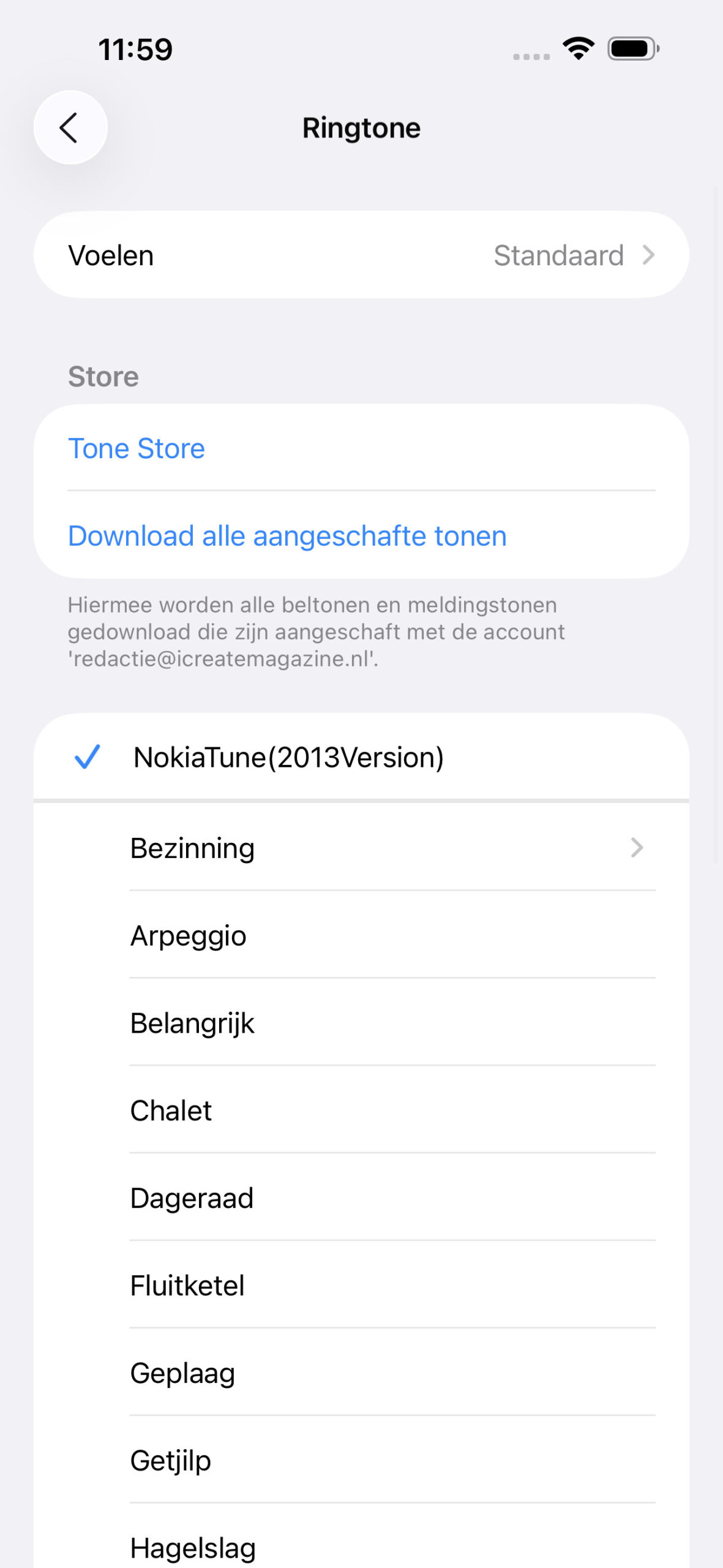 Instructiefoto: Je bent klaar!