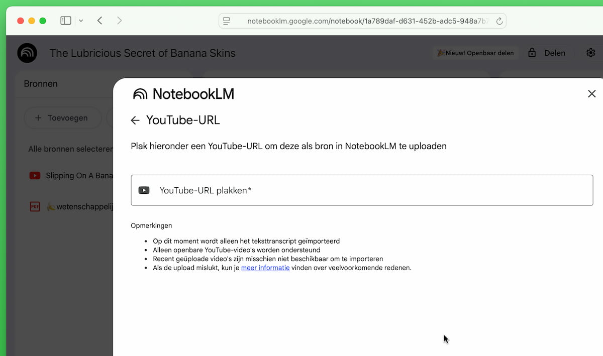 Instructiefoto: Meer bronnen toevoegen