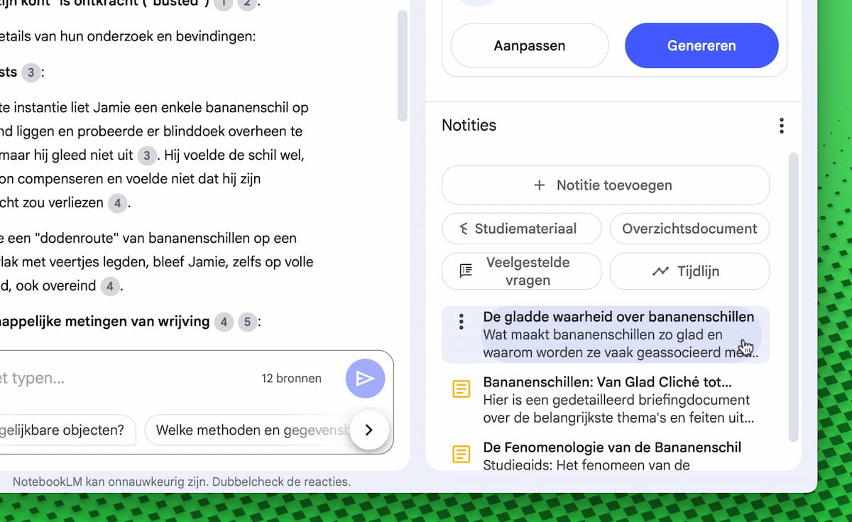 Instructiefoto: Overzichtsdocument en meer