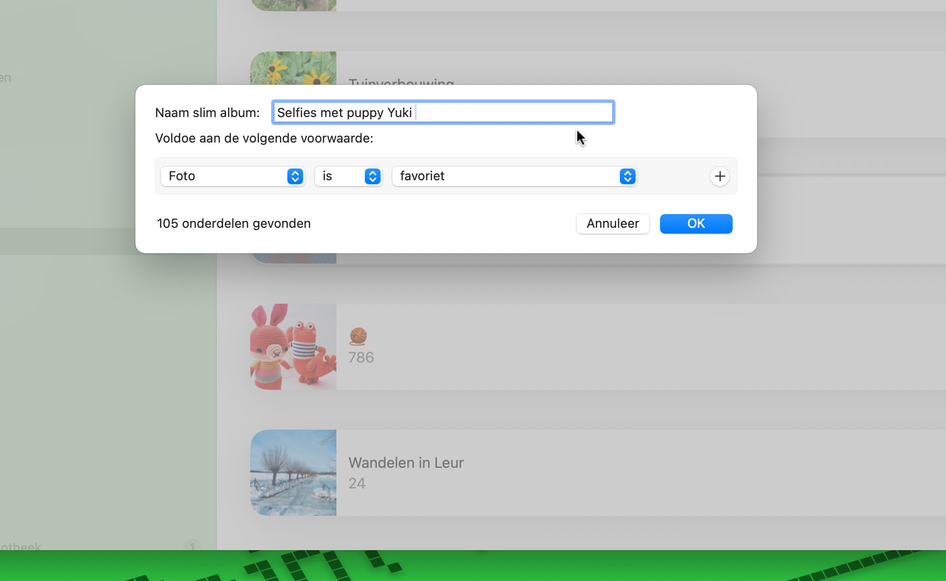 Instructiefoto: Naam