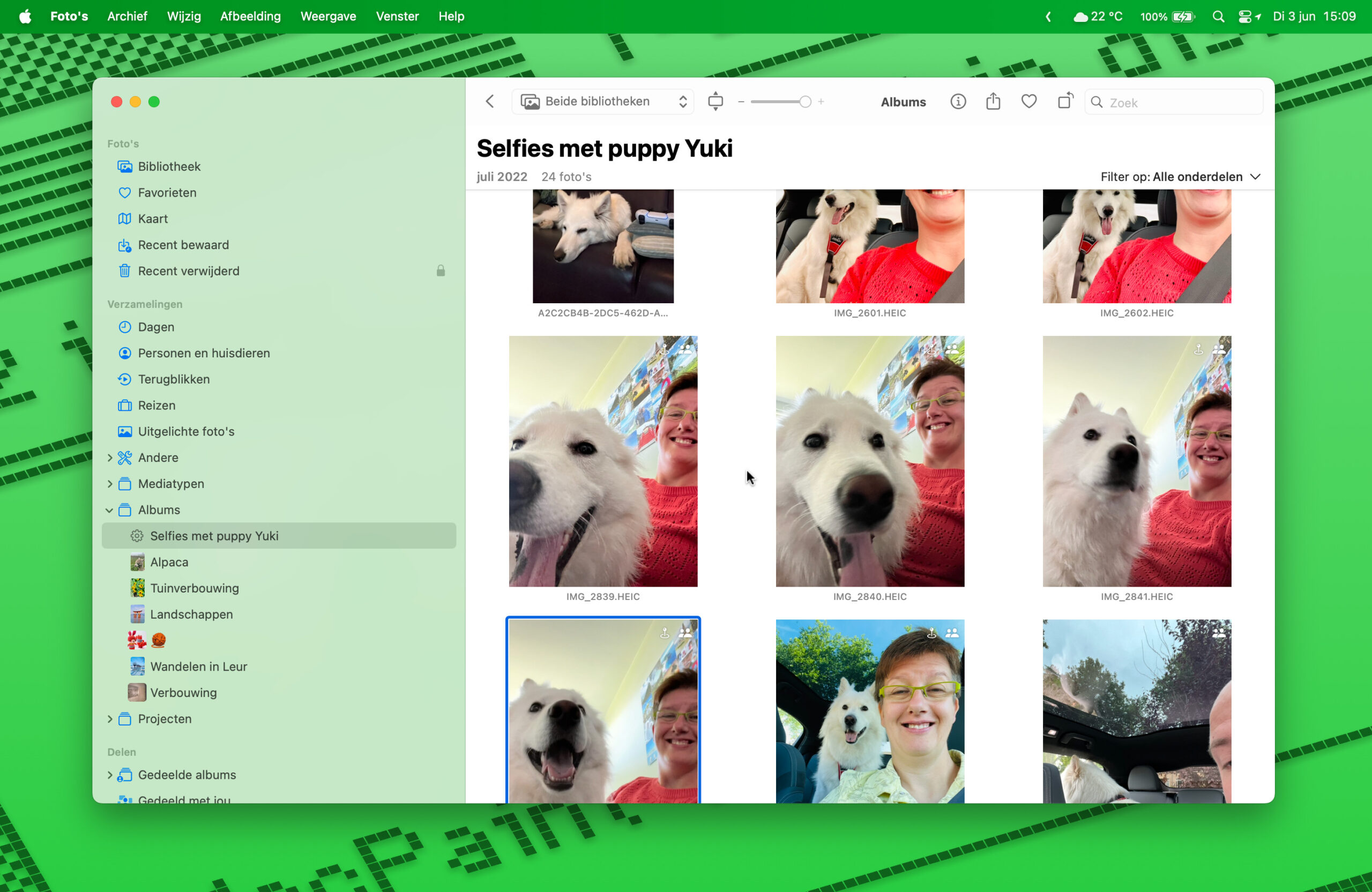 Instructiefoto: Onderdelen