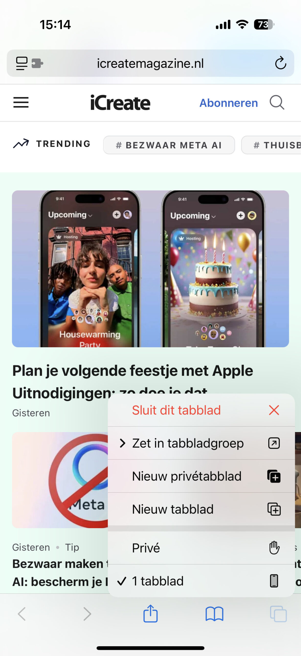 Instructiefoto: Safari