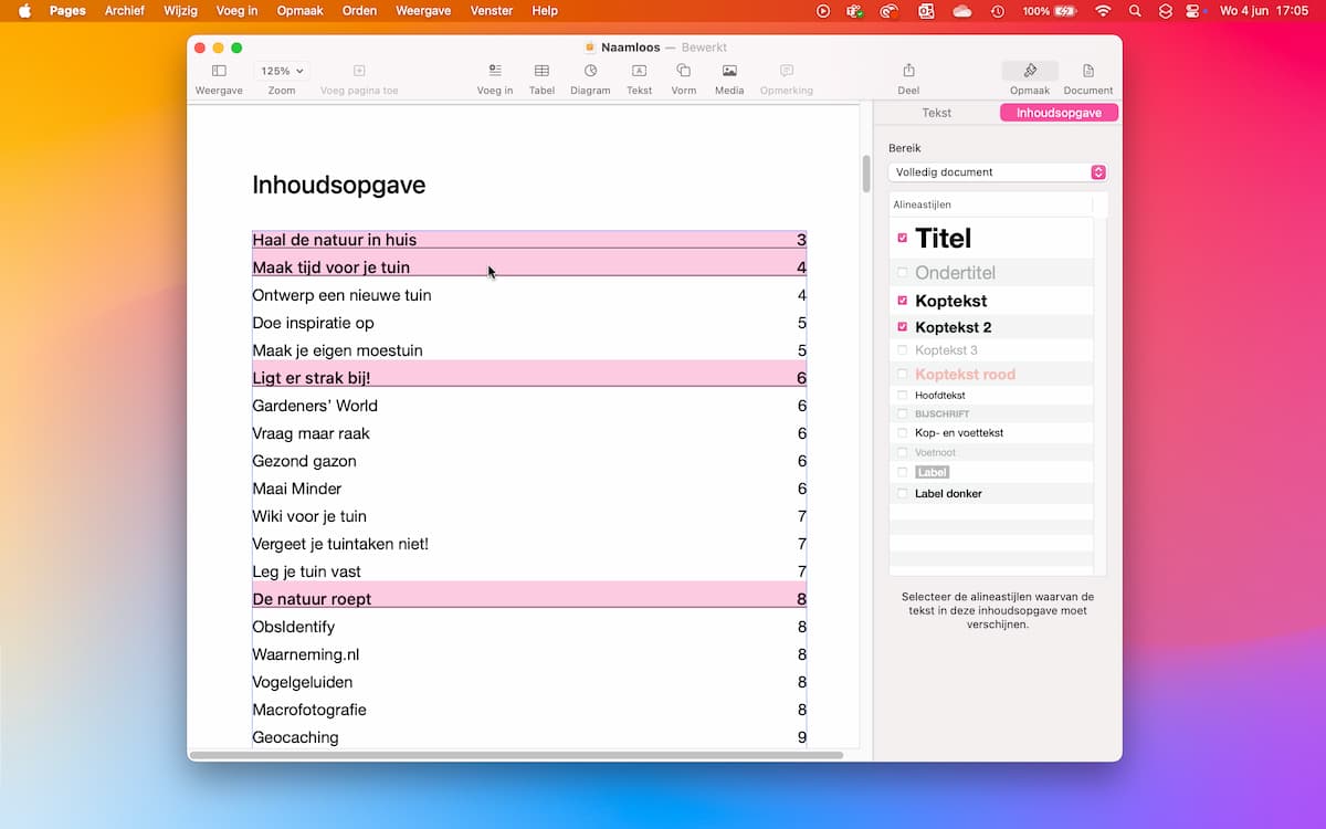 Instructiefoto: Herhalen